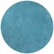 Homeroots 6 ft. Round Polyester Highlighter Blue Area Rug 352616 - alternate 3